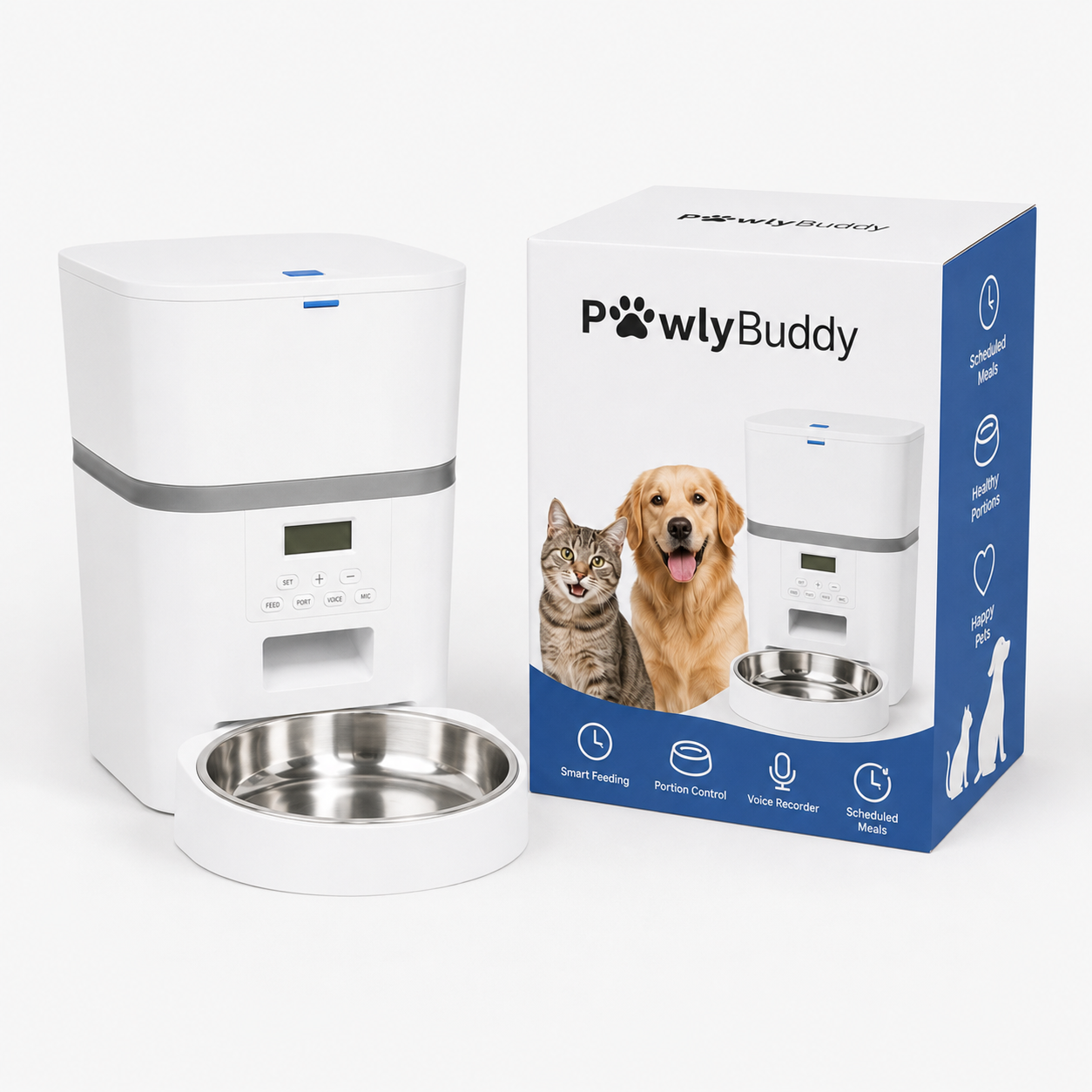 Pet Food Dispenser Automatic - PawlyBuddy™