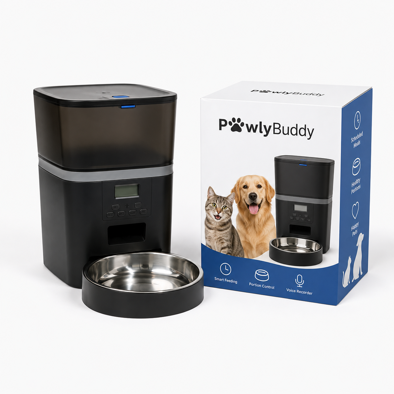 Pet Food Dispenser Automatic - PawlyBuddy™