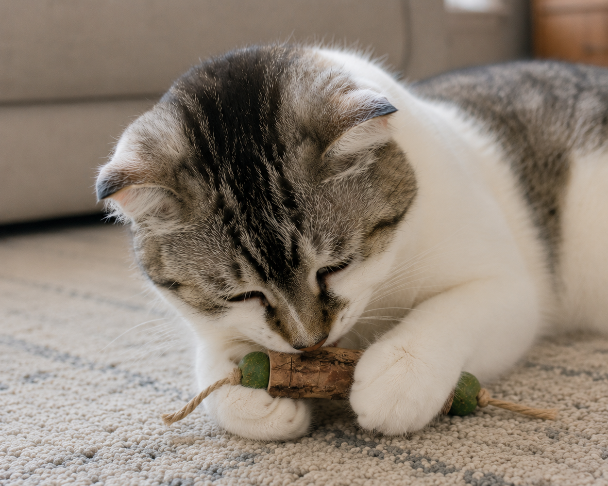 Bâtonnet à mâcher pour chat (Cadeau mystère)